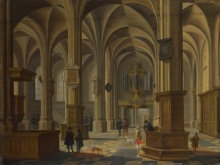 212/bassen, bartholomeus van - interior of the cunerakerk, rhenen